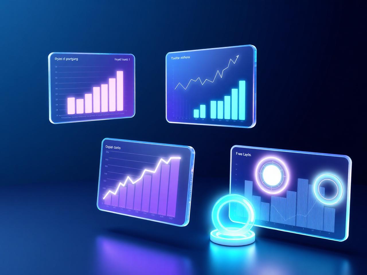 Dashboard de resultados e crescimento de performance